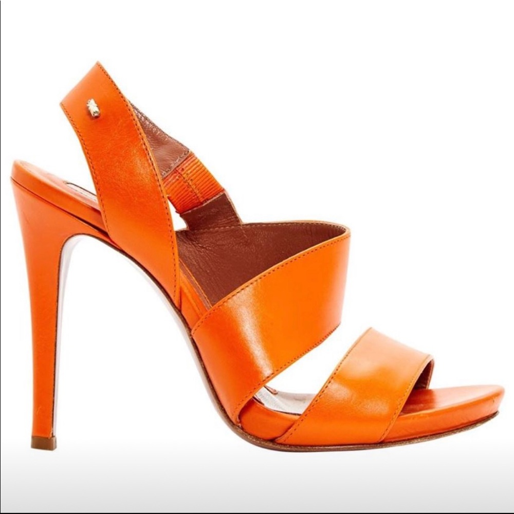 Sportmax by Max Mara orange heels
